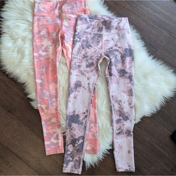 ATHLETA GIRL HIGH RISE CHIT CHAT LEGGINGS Moonstone Pink S Small 7 - Picture 6 of 6